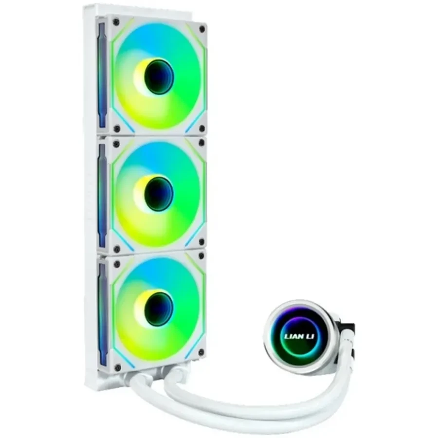 Водяное охлаждение Lian Li GA II Trinity 360 ARGB белое — 2