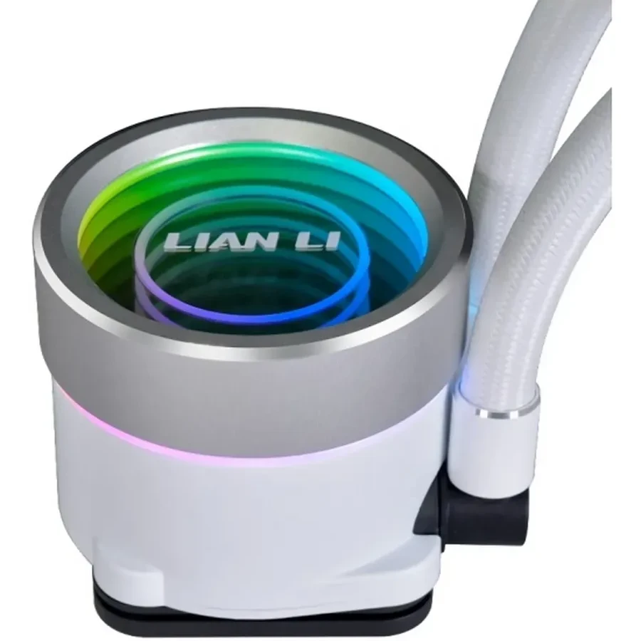 Водяное охлаждение Lian Li GA II Trinity 360 ARGB белое — 3