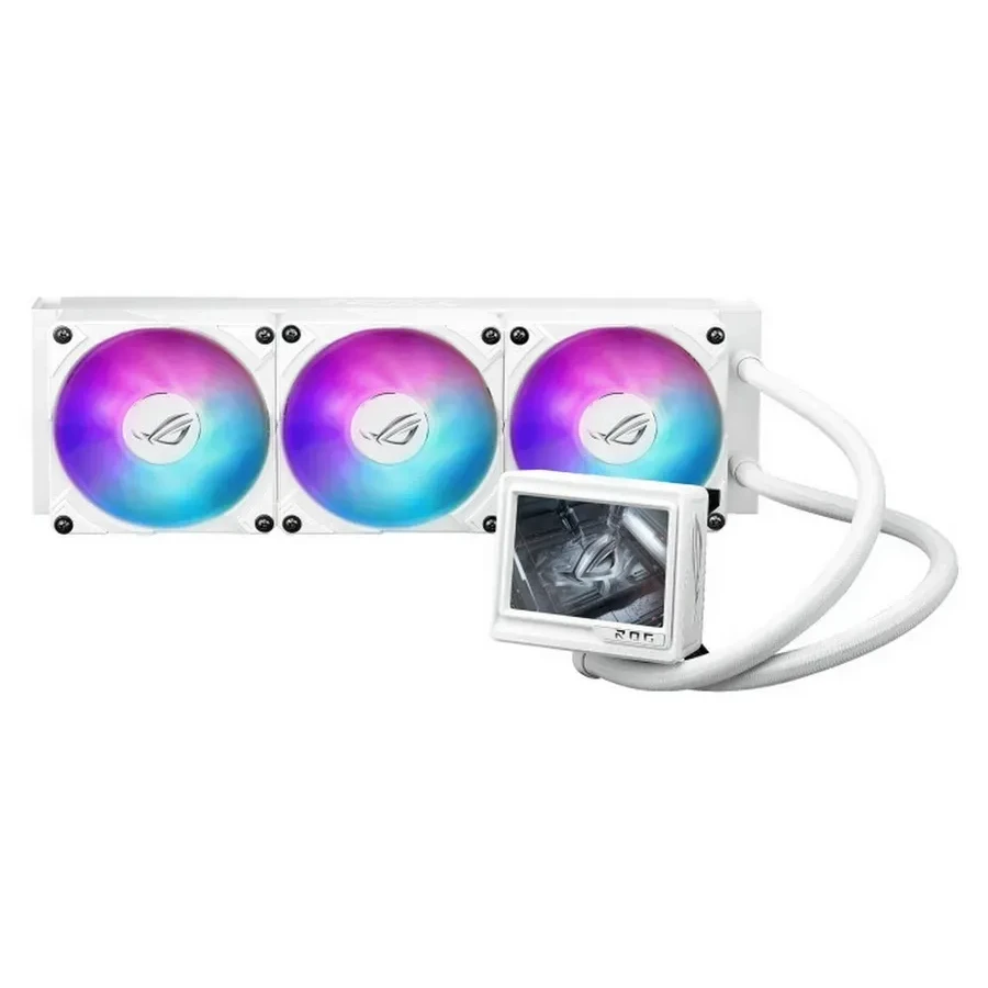 Водяное охлаждение ASUS ROG Ryujin III 360 белое — 2