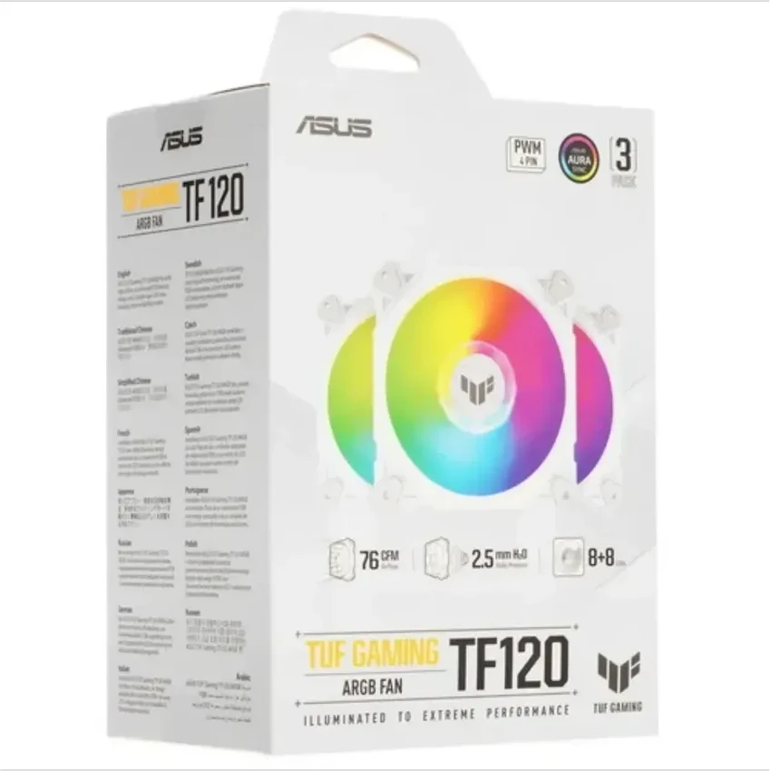 Комплект вентиляторов ASUS TUF GAMING TF120, 3x120mm — 3