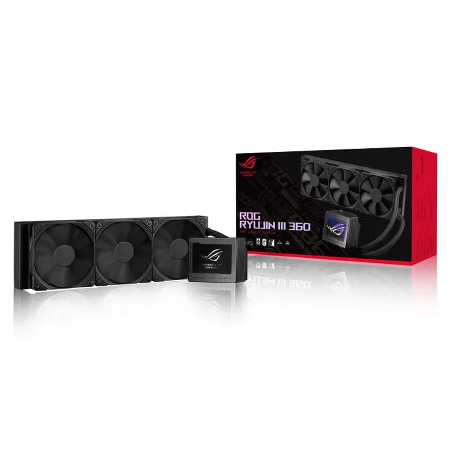Водяное охлаждение ASUS ROG RYUJIN III 360, LCD