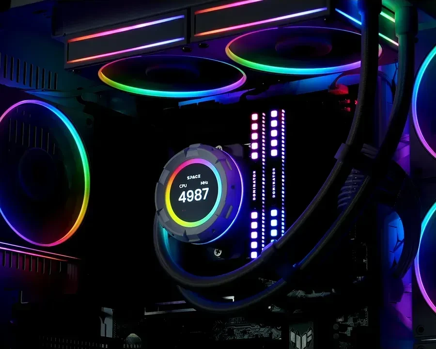 Водяное охлаждение ID-Cooling SL240 White, 240mm, белое