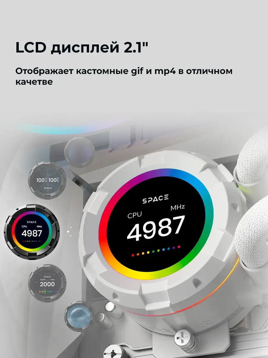 Водяное охлаждение ID-Cooling SL360 XE WHITE — 2