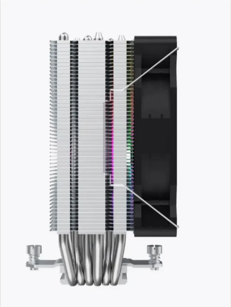 Воздушное охлаждение Huntkey Storm T600, ARGB, 230W, универсальное — 2