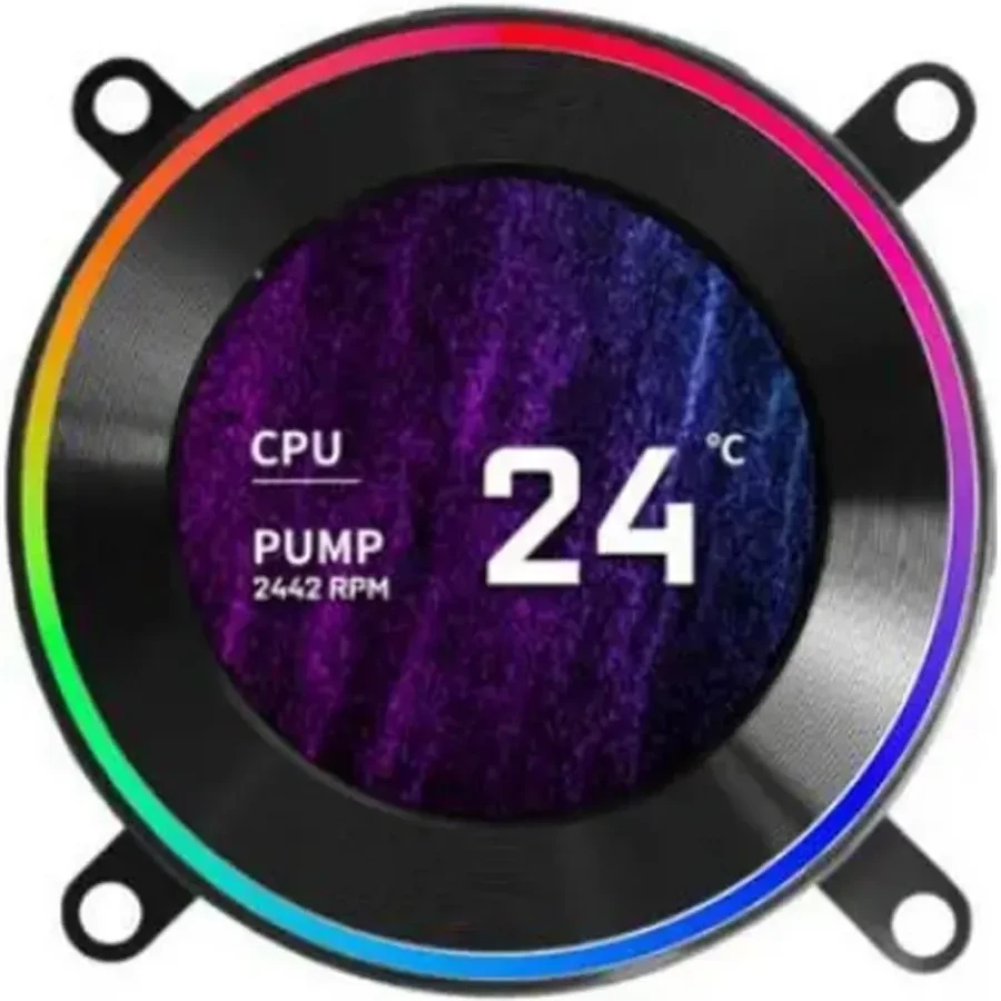 Водяное охлаждение Lian Li Hydroshift LCD-C 360TL Black, LGA115X/1200/1700/AM4/AM5 — 4