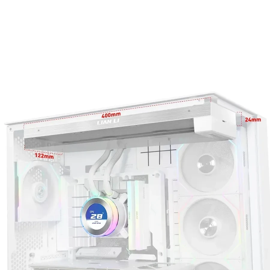 Водяное охлаждение Lian Li Hydroshift LCD-C 360N White, AM5/AM4/LGA1200/1700
