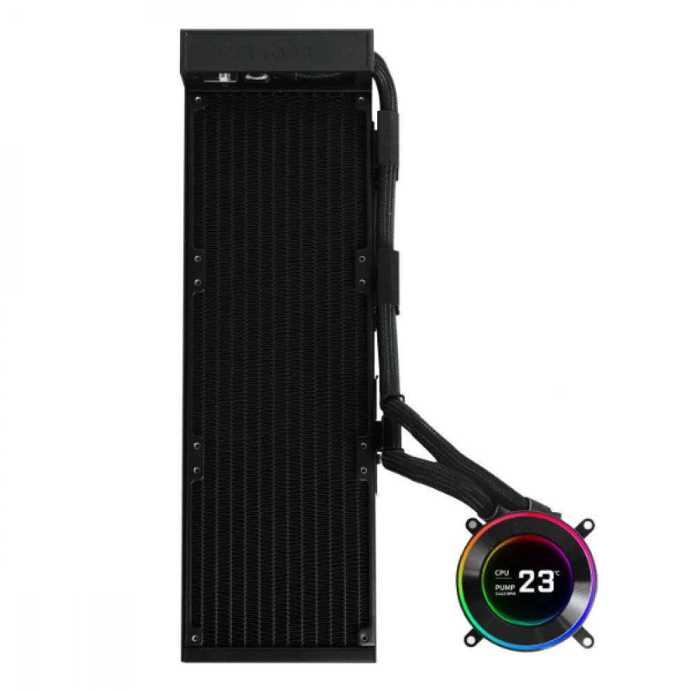 Водяное охлаждение Lian Li Hydroshift LCD-C 360N, 360mm, Чёрное — 3