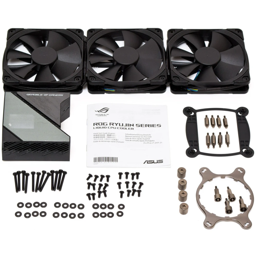 Водяное охлаждение Asus Rog Ryujin 240, Socket 115x — 3