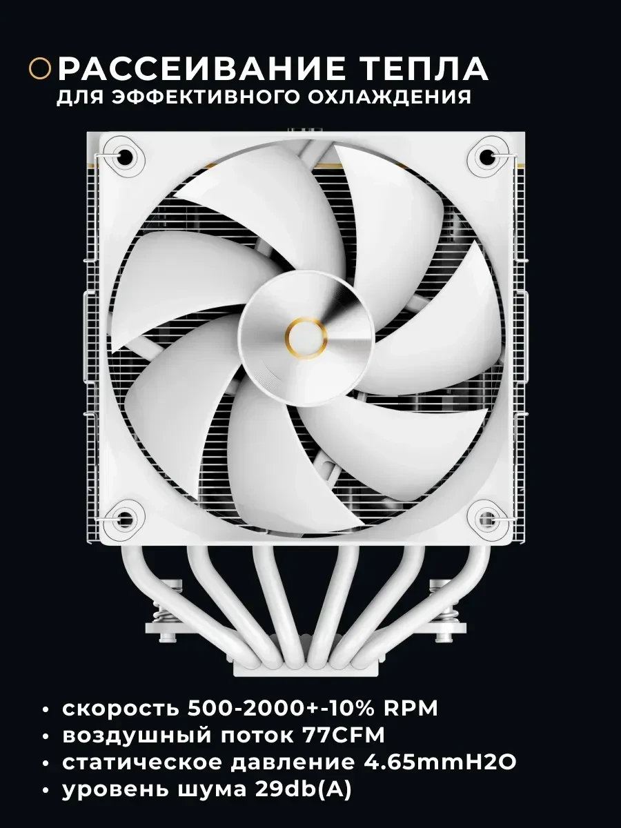 Воздушное охлаждение Ocypus Iota A62, TDP 260W, белый — 4