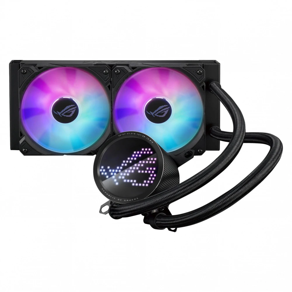 Жидкостное охлаждение Asus ROG RYUO III 240, 2x120mm, ARGB