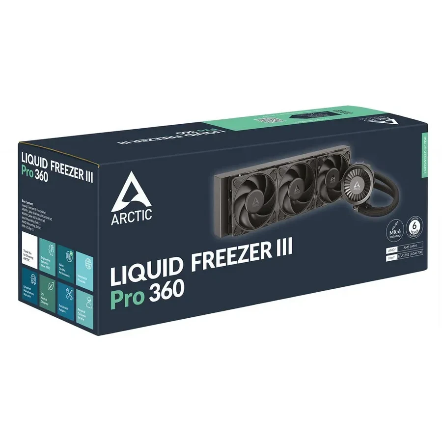 Жидкостное охлаждение ARCTIC Liquid Freezer III Pro 360 — 4
