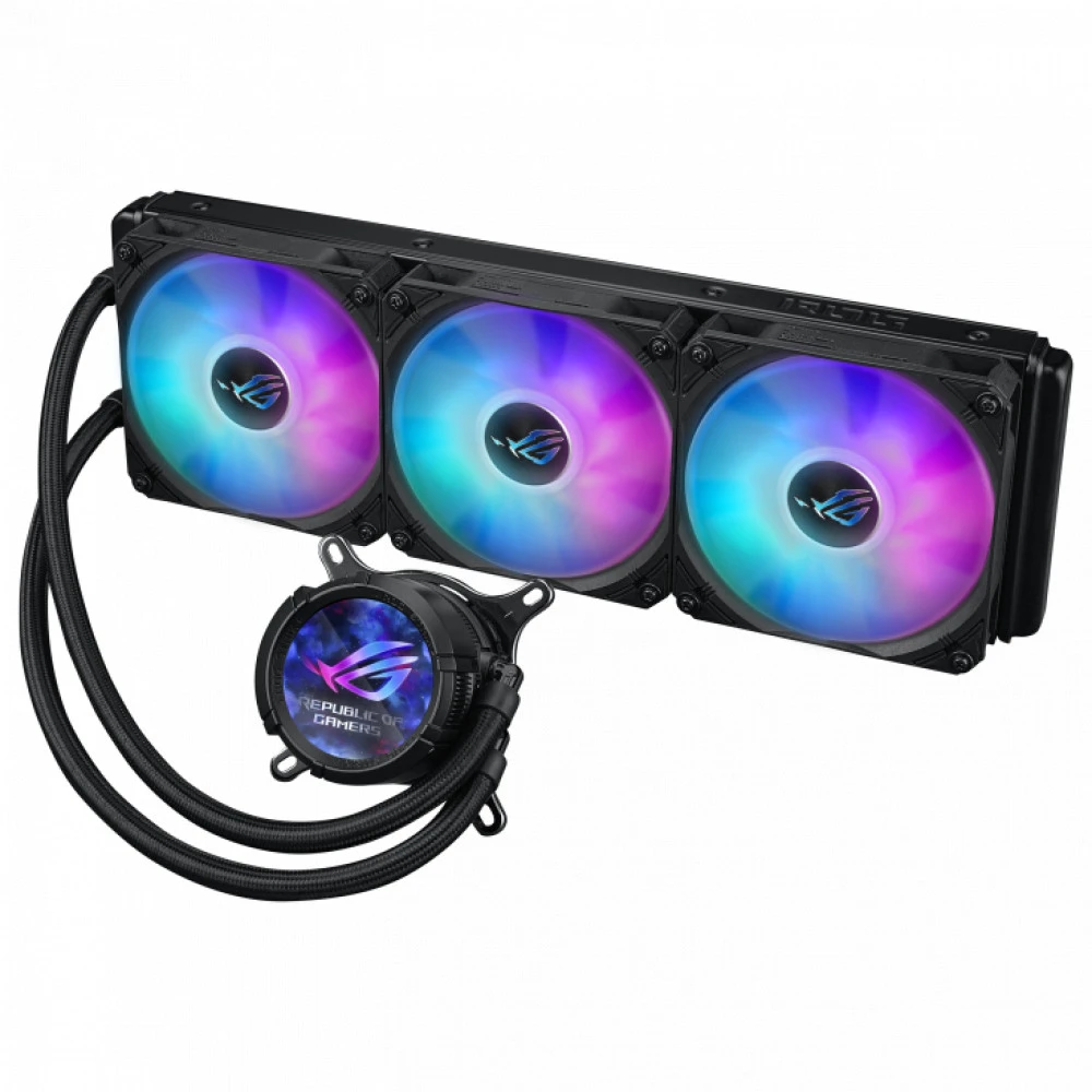 Водяное охлаждение Asus ROG STRIX LC III 360 ARGB LCD — 2