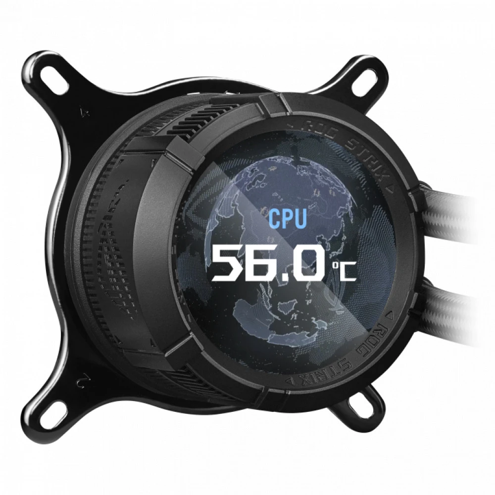 Водяное охлаждение Asus ROG STRIX LC III 360 ARGB LCD — 3