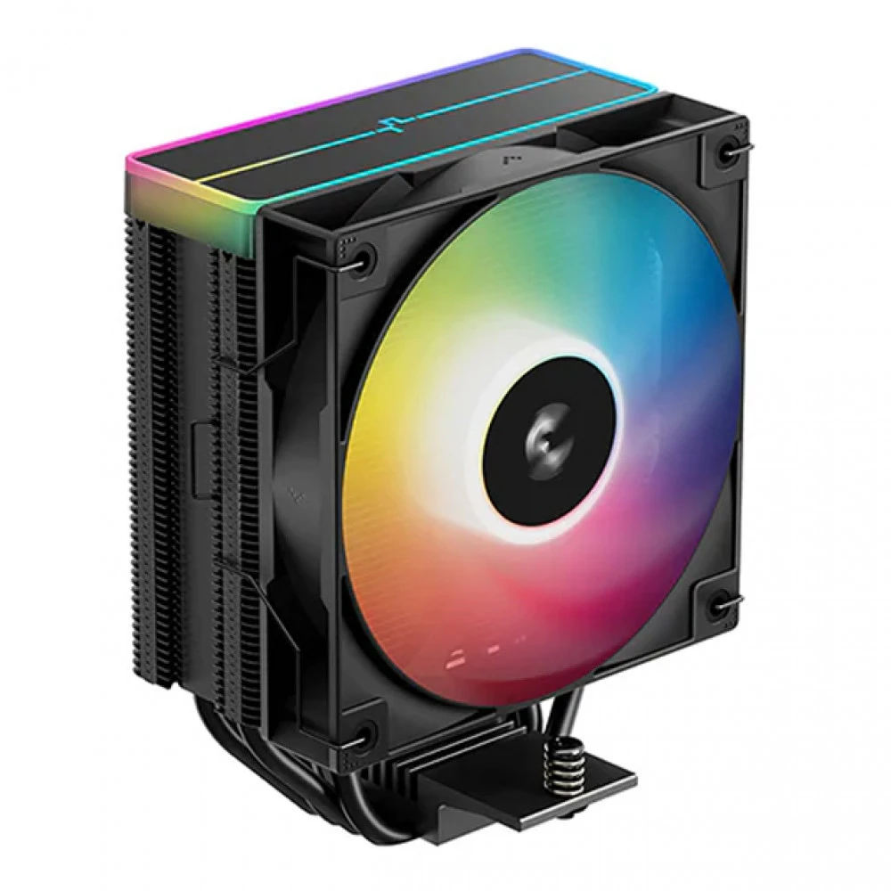 Кулер Deepcool AG400 BK ARGB V2, 120мм, Intel/AMD, 220W, чёрный