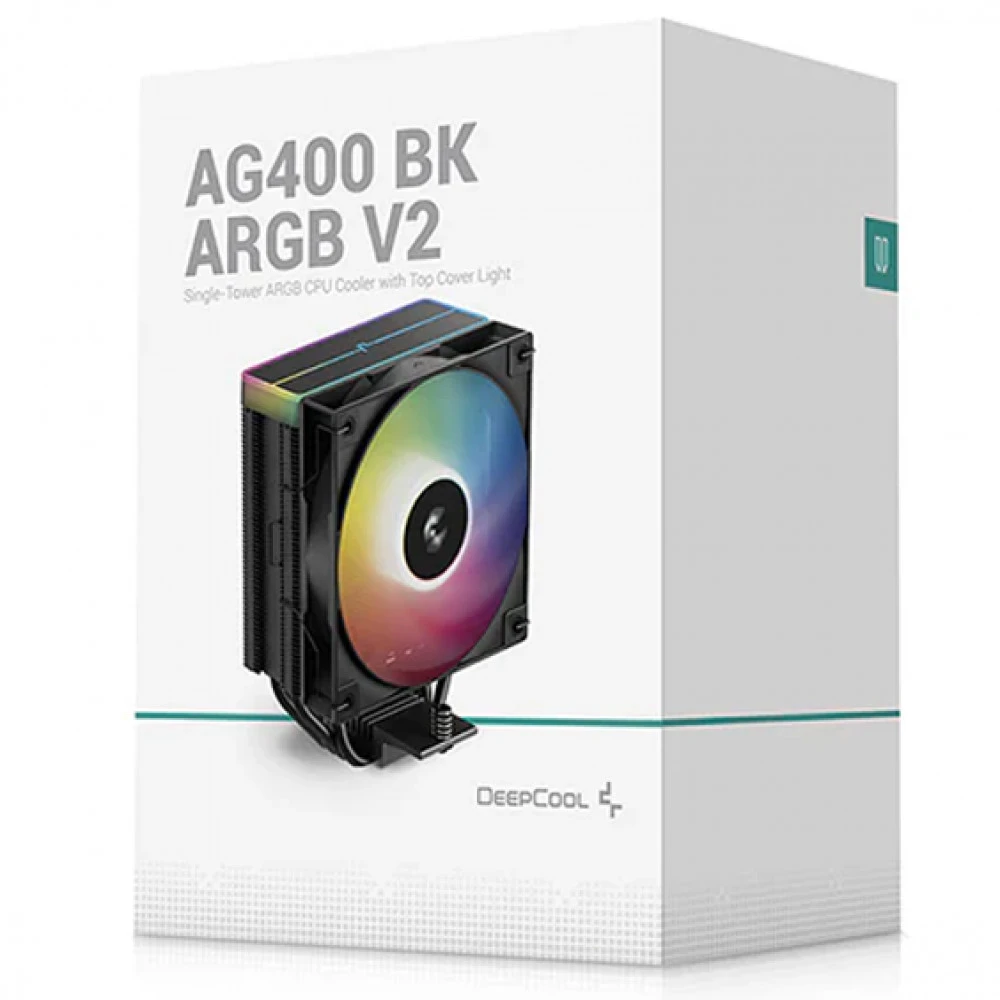 Кулер Deepcool AG400 BK ARGB V2, 120мм, Intel/AMD, 220W, чёрный — 3