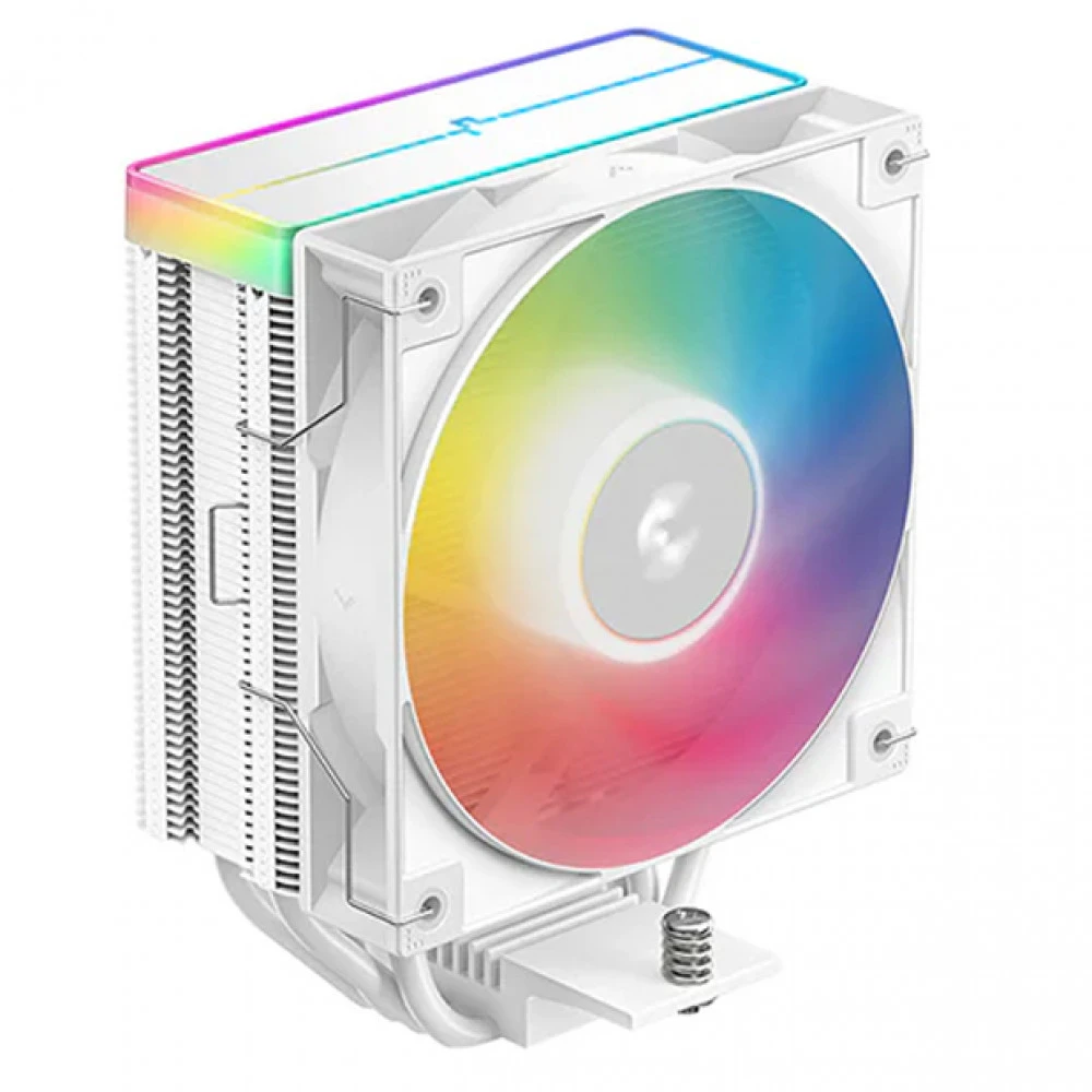 Кулер Deepcool AG400 WH ARGB V2, 120мм, Intel/AMD, 220W, белый