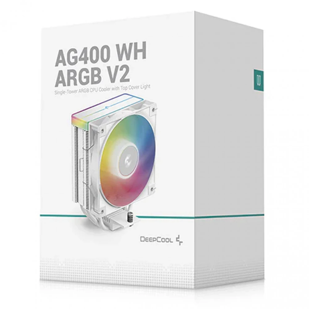 Кулер Deepcool AG400 WH ARGB V2, 120мм, Intel/AMD, 220W, белый — 3