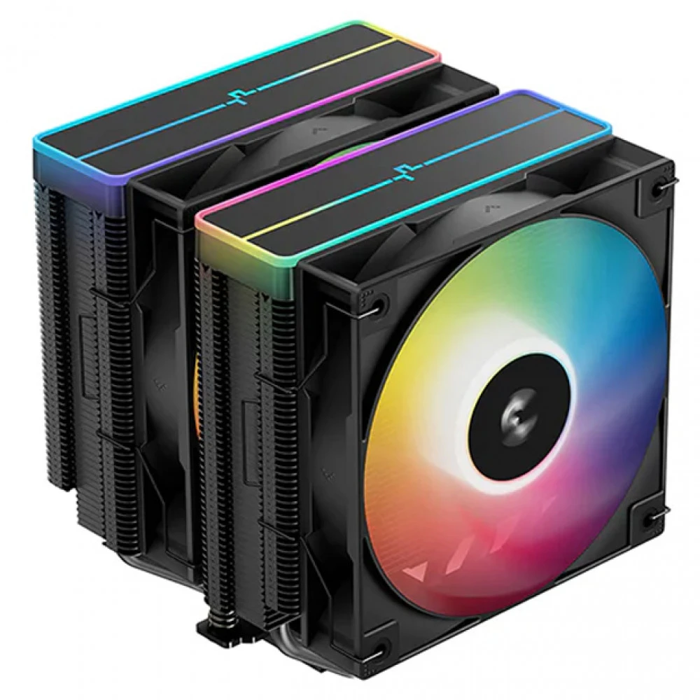 Кулер Deepcool AG620 BK ARGB V2, 2х120мм, Intel/AMD, 260W