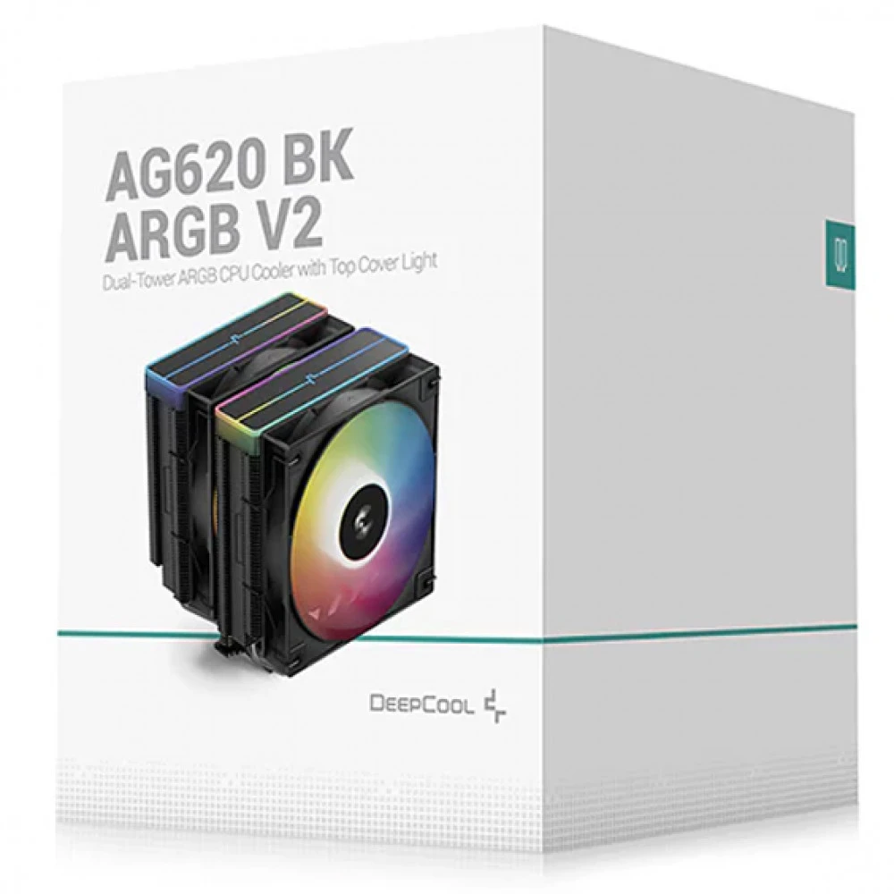 Кулер Deepcool AG620 BK ARGB V2, 2х120мм, Intel/AMD, 260W — 3