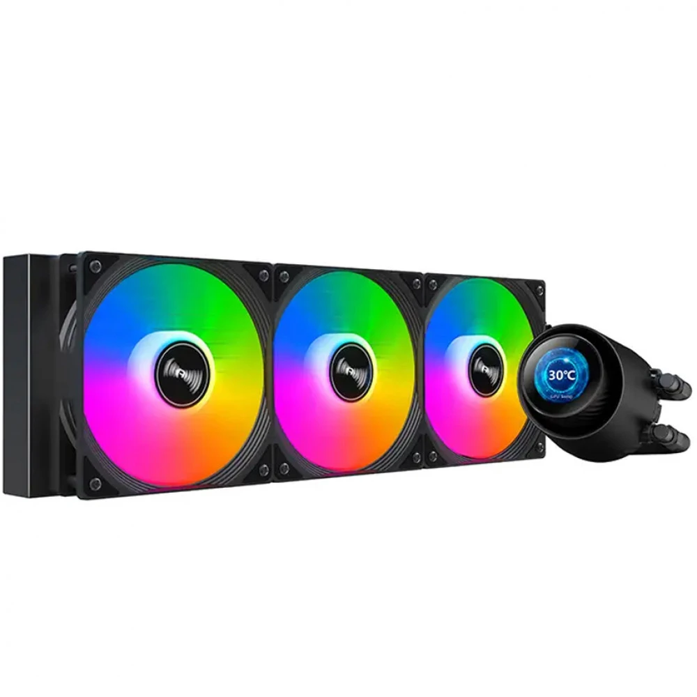 Жидкостное охлаждение Huntkey GX360R Atlas Shark, 300W, черное