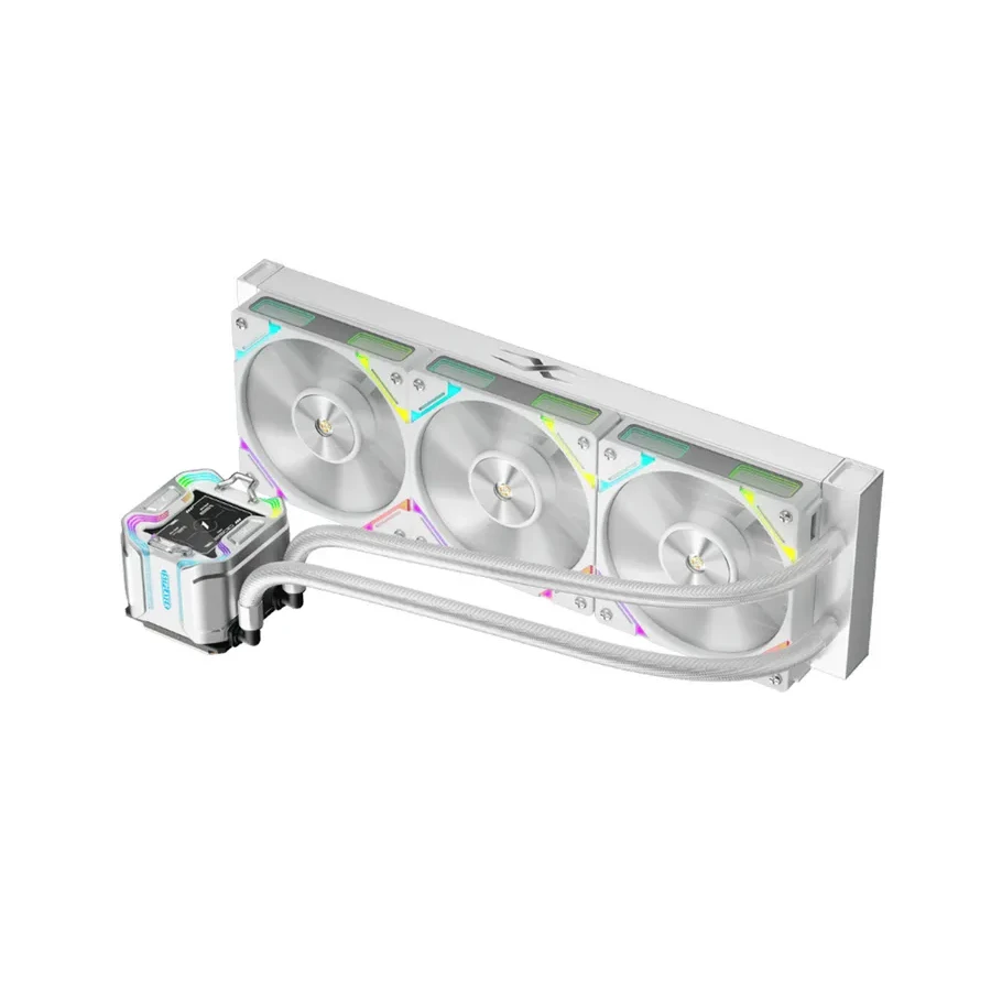 Жидкостное охлаждение 1STPLAYER X-360, 300W, 3x120mm, белое — 2