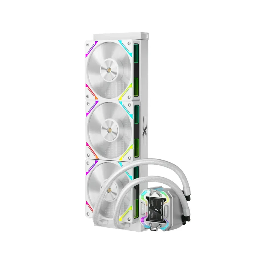 Жидкостное охлаждение 1STPLAYER X-360, 300W, 3x120mm, белое — 3
