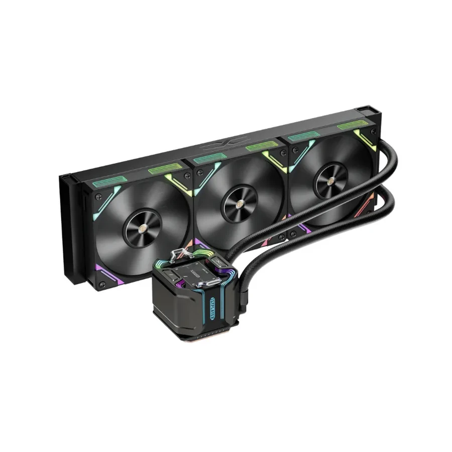 Жидкостное охлаждение 1STPLAYER X-360, 300W, 3x120mm, черное — 2