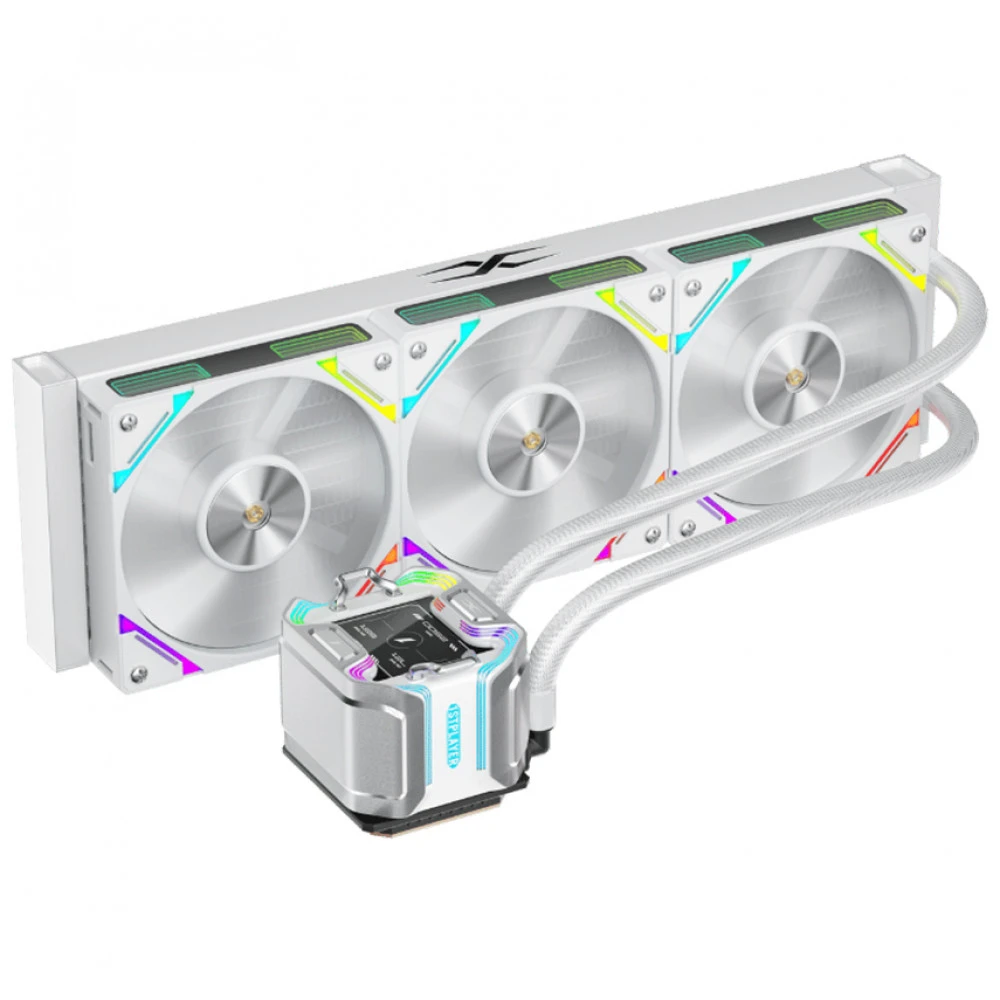 Жидкостное охлаждение 1STPLAYER X-360, 300W, 3x120mm, черное — 4