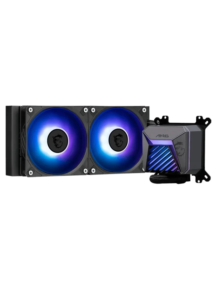 Водяное охлаждение MSI MAG CORELIQUID A15, 240мм, чёрный