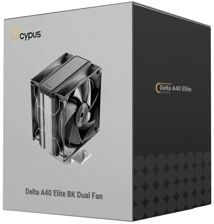 Воздушное охлаждение Ocypus Delta A40 Elite Dual, чёрный — 5