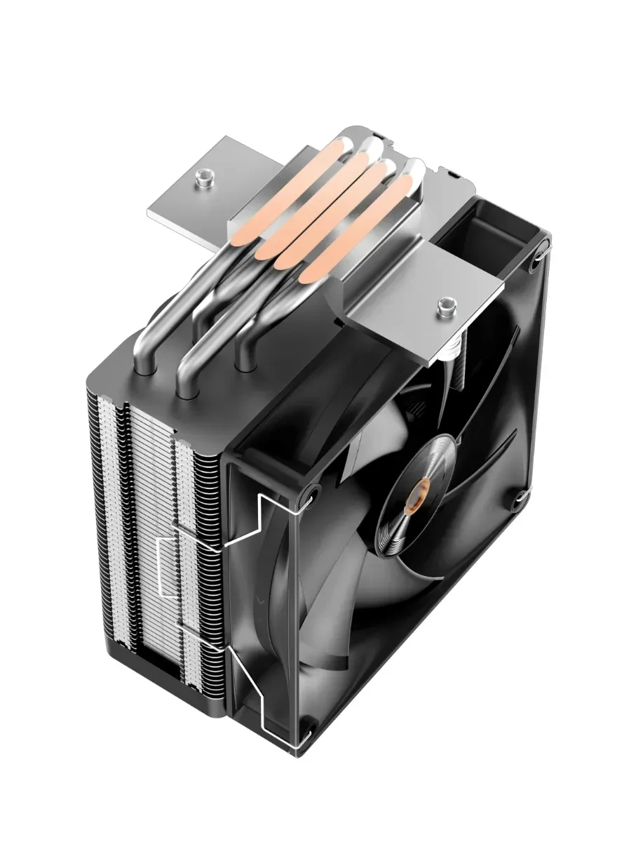 Воздушное охлаждение Ocypus Delta A40 Elite, чёрный — 5
