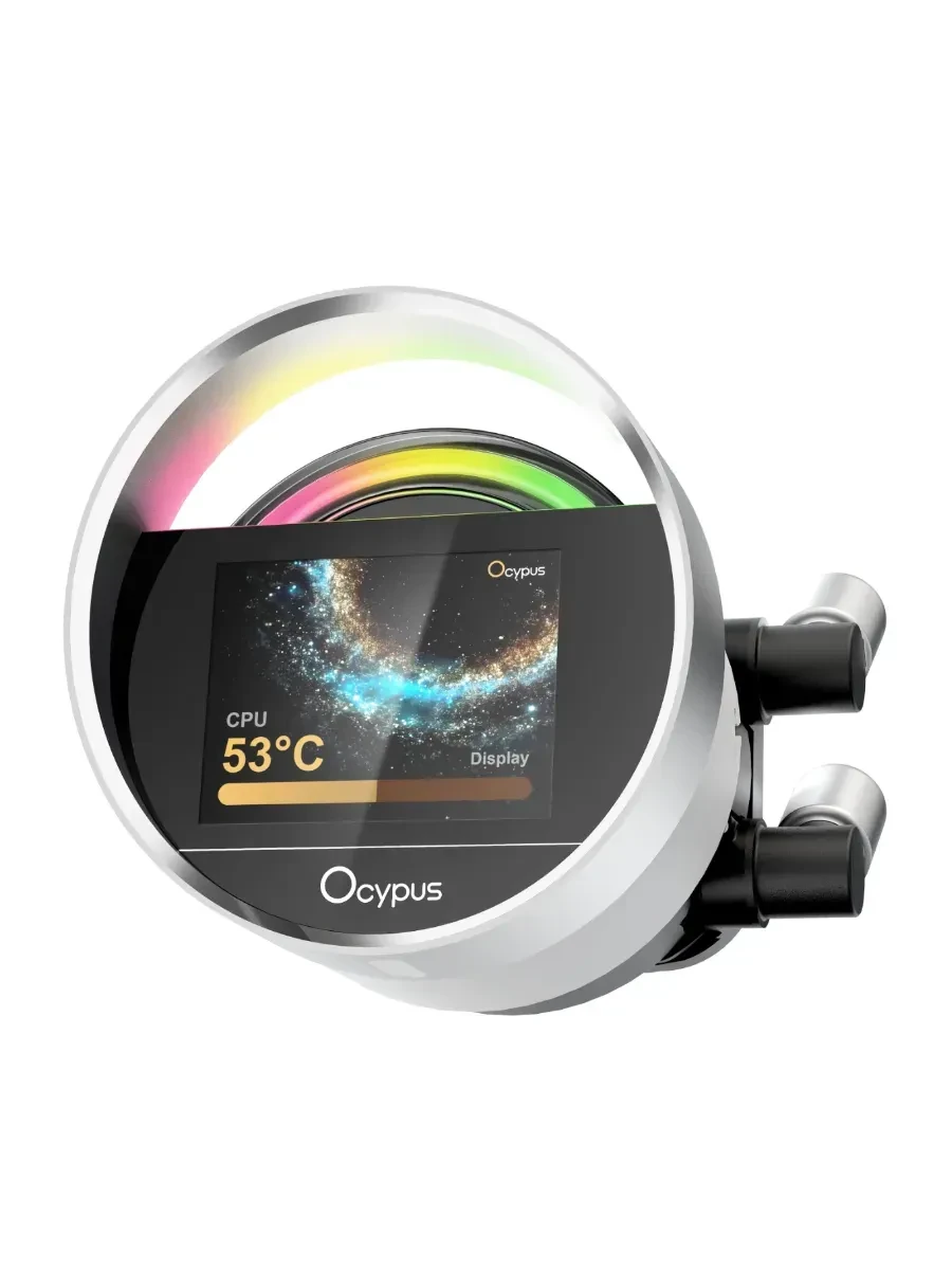 Жидкостное охлаждение Ocypus Sigma L24, ARGB, TDP 280W, белое — 2