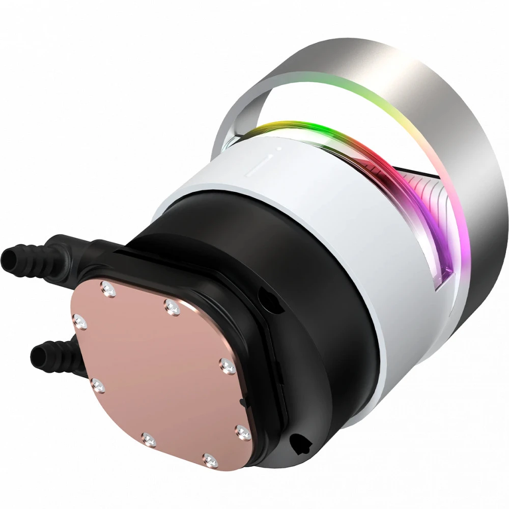 Жидкостное охлаждение Ocypus Sigma L24, ARGB, TDP 280W, белое — 4