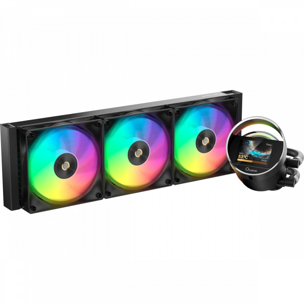 Жидкостное охлаждение Ocypus Sigma L36, ARGB, TDP 300W, черное — 3