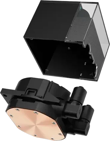 Жидкостное охлаждение PCCooler DS360 ARGB Display, черное — 5