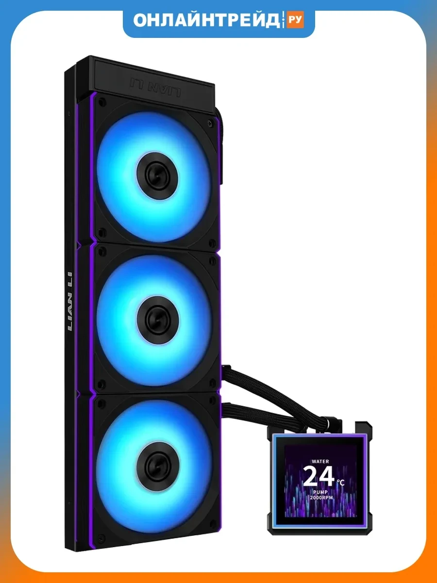 Жидкостное охлаждение Lian Li HydroShift II LCD 360 Black