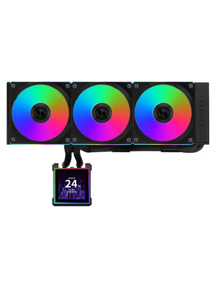 Жидкостное охлаждение Lian Li HydroShift II LCD 360 Black — 3
