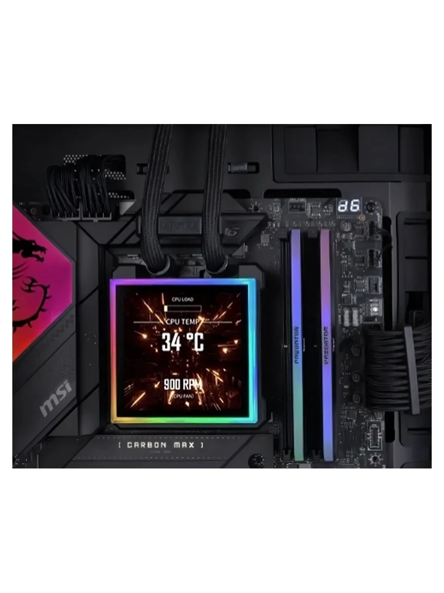 Жидкостное охлаждение Lian Li HydroShift II LCD 360 Black — 4