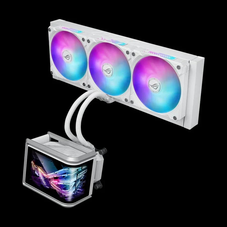 Водяное охлаждение Asus ROG RYUO IV SLC 360, 360mm, AMOLED — 2