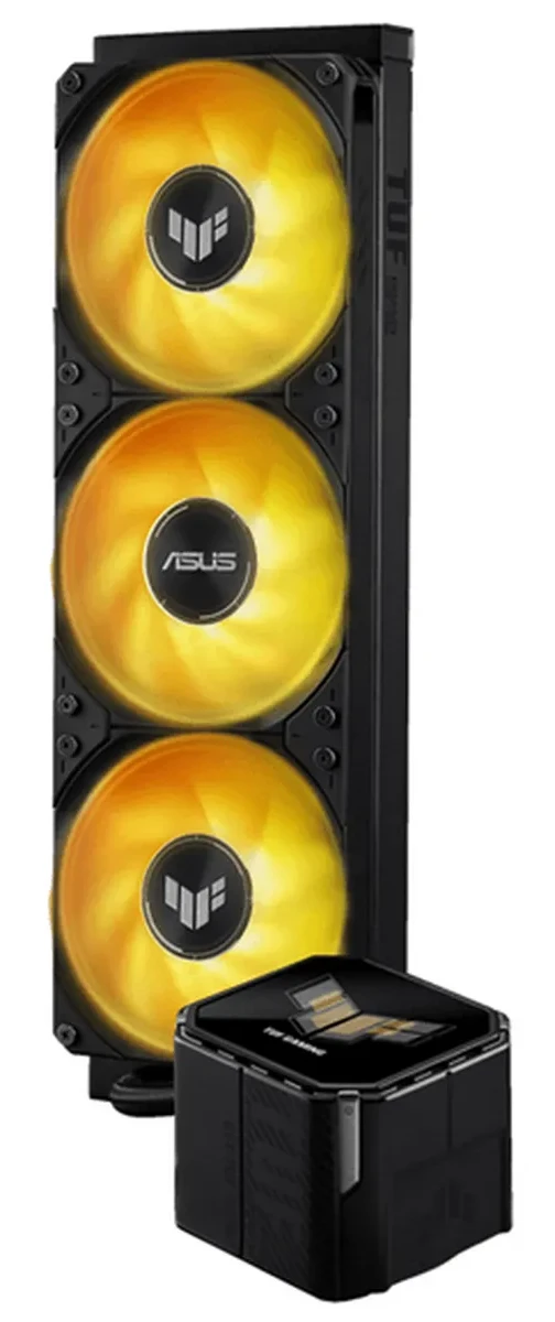 Водяное охлаждение Asus TUF GAMING LC III 360, 360mm, LCD — 4