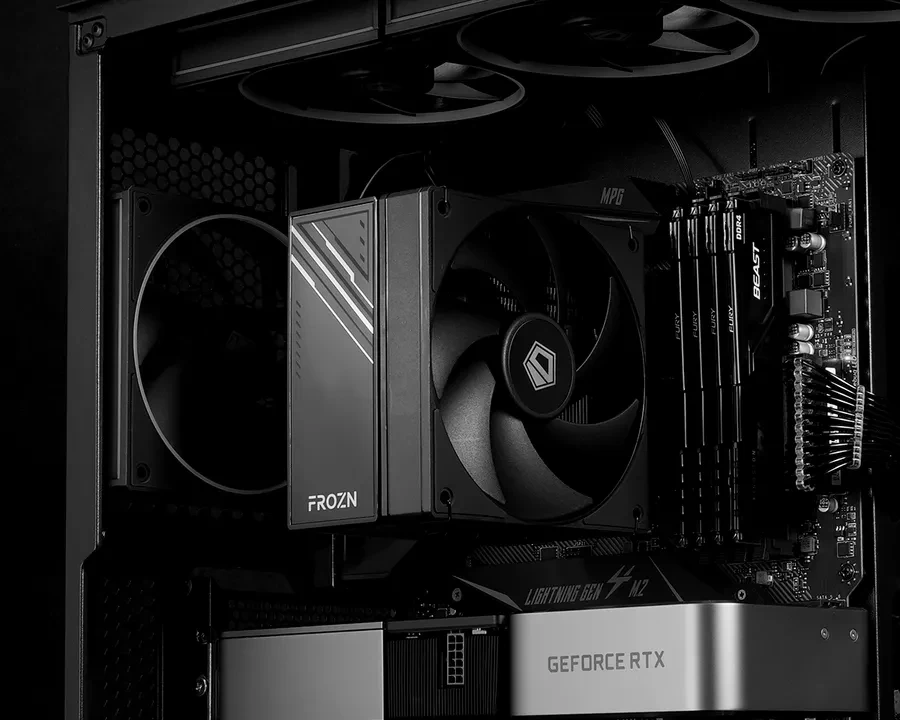Воздушное охлаждение ID-COOLING FROZN A410, черный