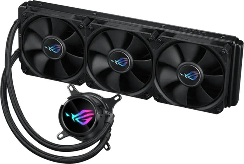 Водяное охлаждение CPU Asus ROG STRIX LC III 360 120mm Liquid CPU Cooler, 3 x12cm PWM Fan — 2