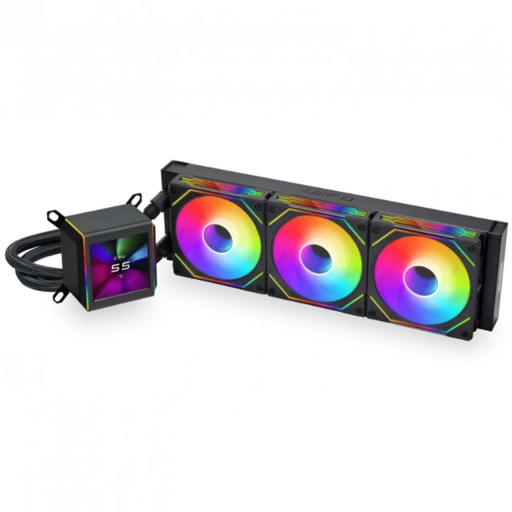 Водяное охлаждение для CPU Lian Li GA II LCD SL-INF 360 ARGB 3x120mm Black G89.GA2ALCD36INB.00