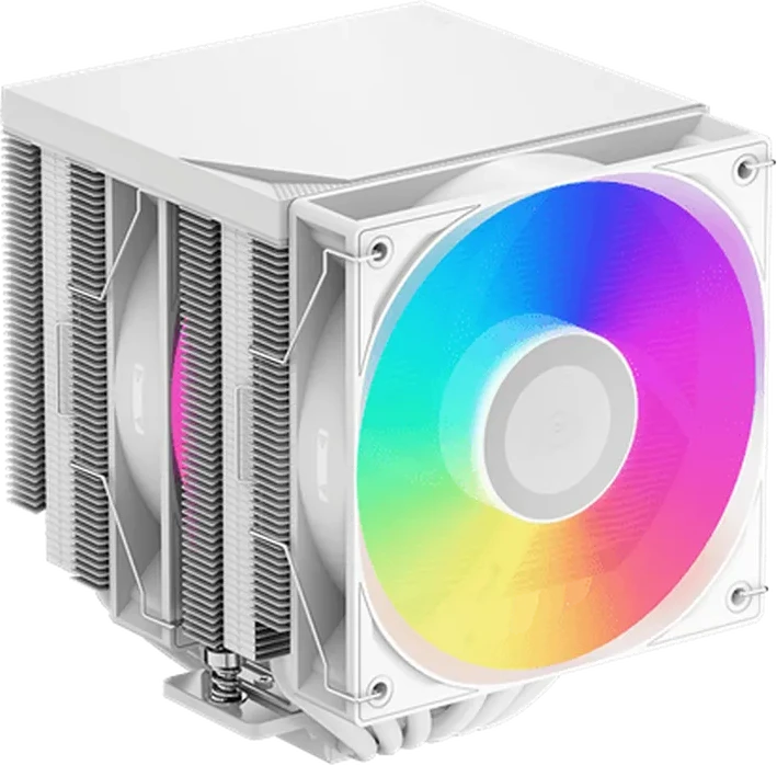 Вентилятор для процессора PCCooler RT620Pro TC ARGB WH TDP 265W 4pin 1851/1700/1200/115x/AM5/AM4 Бел