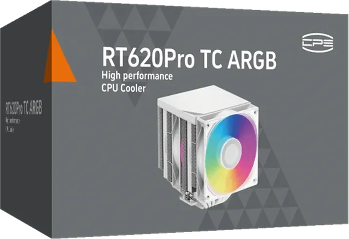 Вентилятор для процессора PCCooler RT620Pro TC ARGB WH TDP 265W 4pin 1851/1700/1200/115x/AM5/AM4 Бел — 5