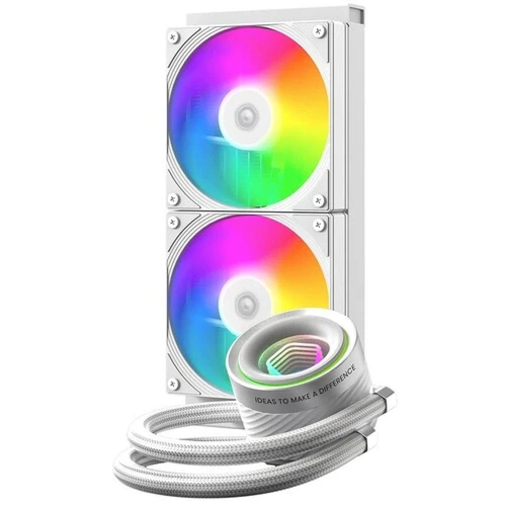 Водяное охлаждение для процессора ID-COOLING FX240 INF WHITE — 5