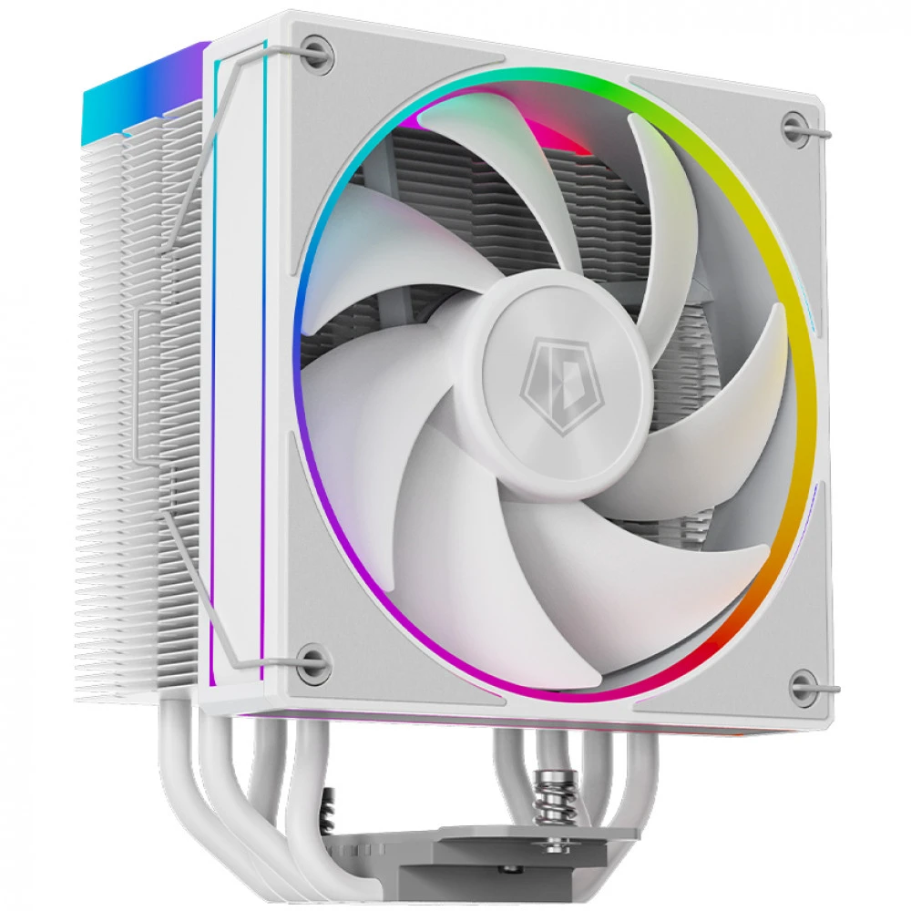 Кулер ID-Cooling Frozn A410 ARGB White, S115X/1200/1700/1851/AMD,220W,2x12cm,4pin,Al+Cu, 500-2000rpm — 4