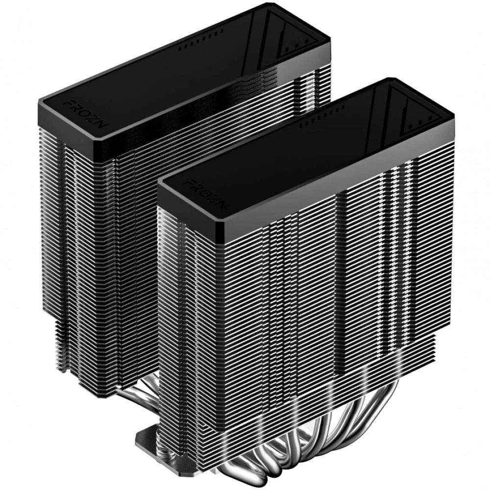 Кулер ID-Cooling Frozn A620 PRO SE ARGB, S115X/1200/1700/1851/AM4/AM5, 260W, 2x12cm, 4pin, Al+Cu, — 5