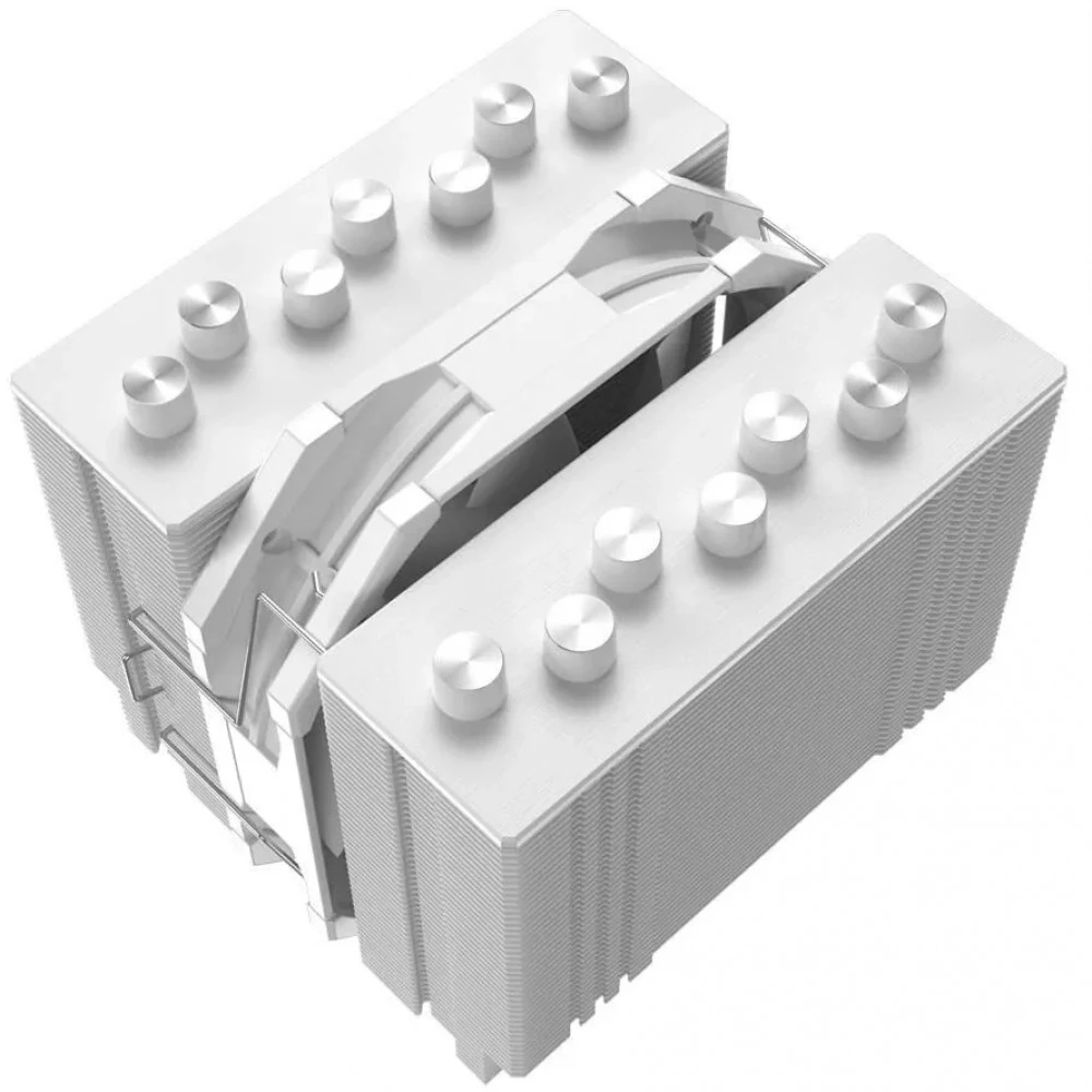 Кулер ID-Cooling SE-207-XT Slim Snow, S115X/1200/1700/2011/2066/AM4/AM5, 220W, 12cm,4pin,700-1800rpm — 3