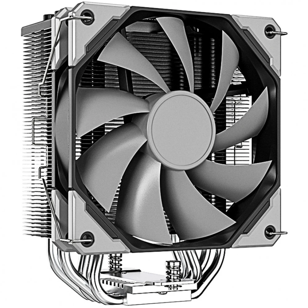 Кулер ID-Cooling SE-214-XT Basic, S115X/1200/1700/AM4, 180W, 12cm, 4pin, Al+Cu, 700-1800rpm,73.16CFM — 2